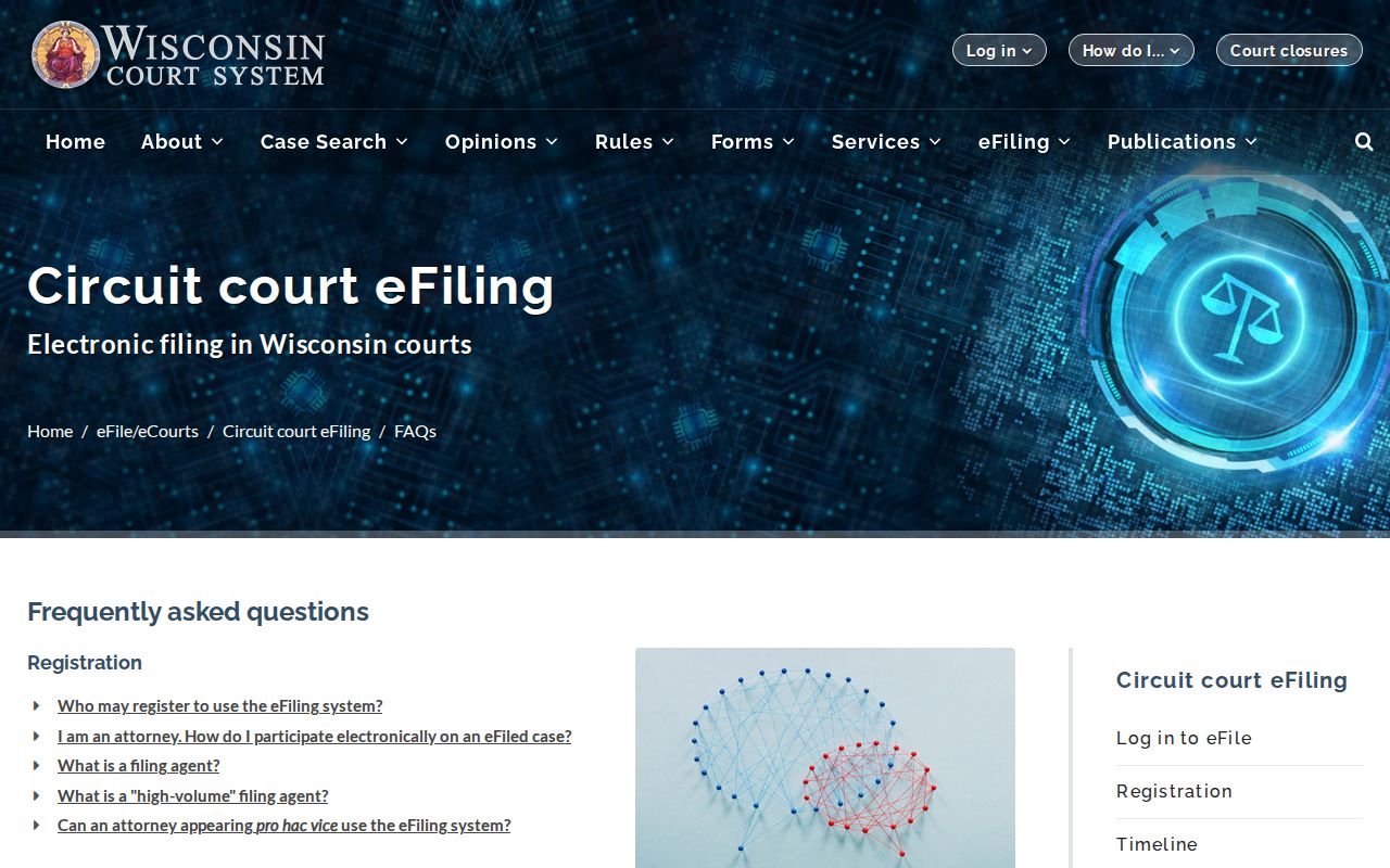 Richland County court record eFiling service and technical guidance